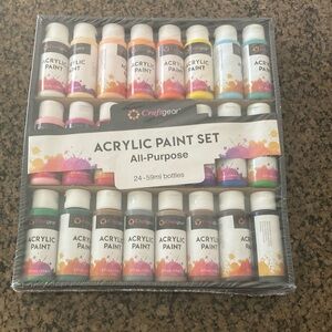 Craftgear 24-Piece Acrylic Paint Set